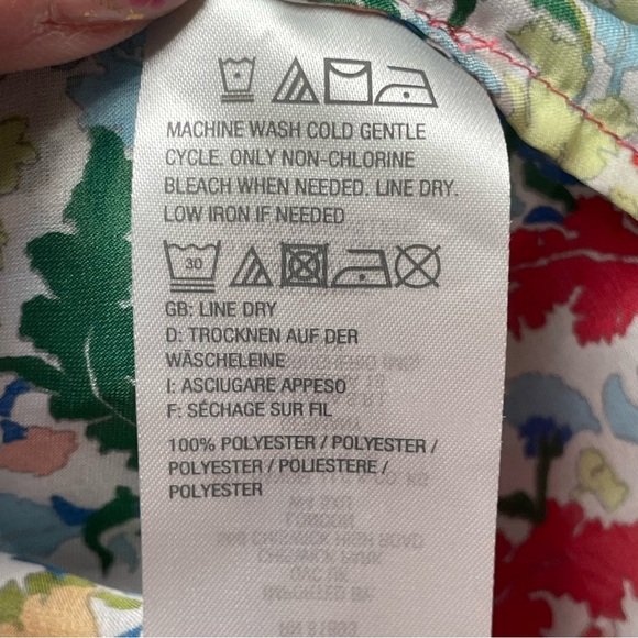 Susan Graver Pink Multi Floral Sheer Woven Kimono Cardigan Chiffon Flower Medium - Picture 7 of 10